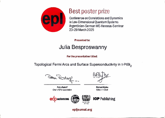 epl Best Poster Prize